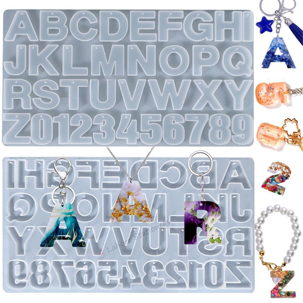 Alphabet Resin Silicone Mold