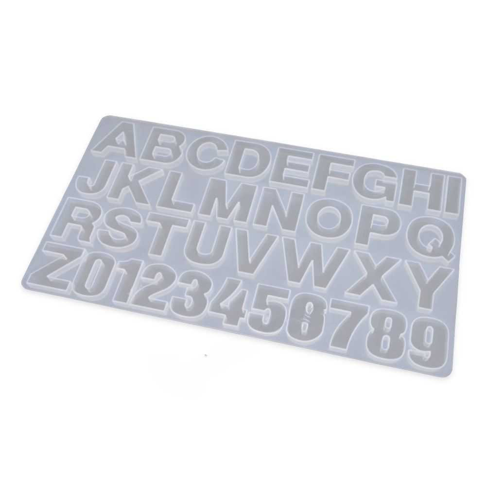 Alphabet Resin Silicone Mold