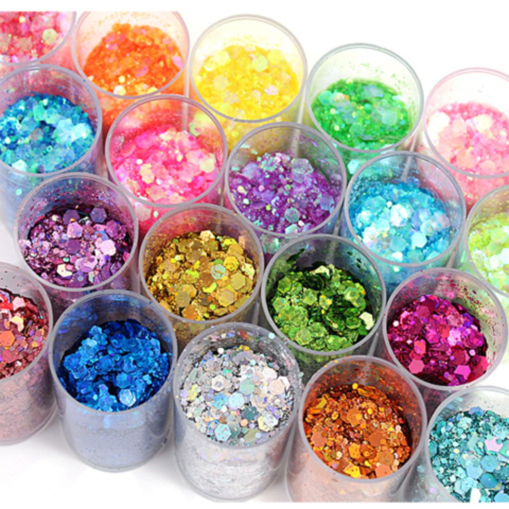 Glitter Set Different Type for Holographic Crafting Epoxy Resin