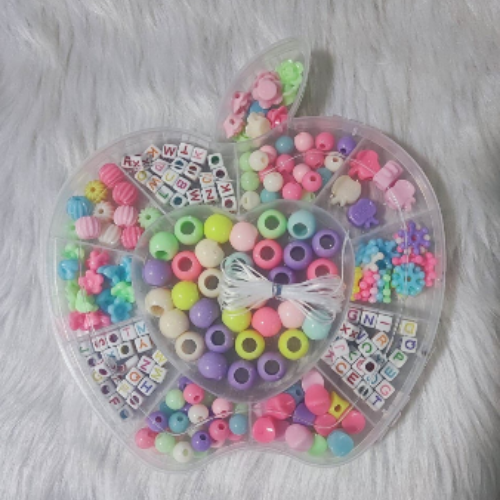 DIY beads with box for bracelet & locket different beads in one