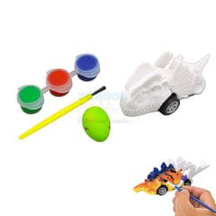 DIY Dinosaur Car Painting Toy Set for Kids 🦖🎨✨