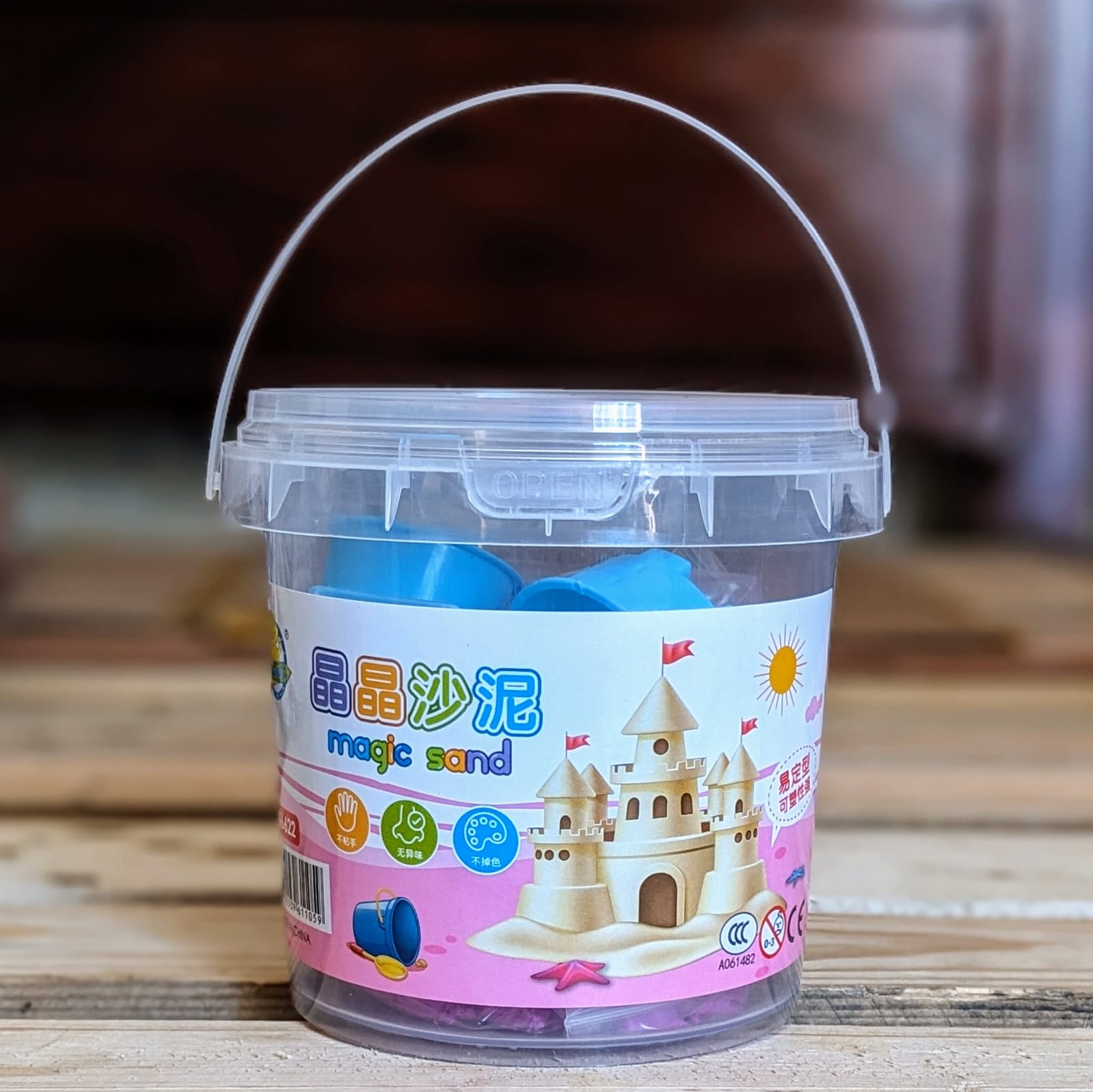 Magic Sand Jar Magic Sand Toy Set for Kids, Molds  Creative Playing Set Including Bucket