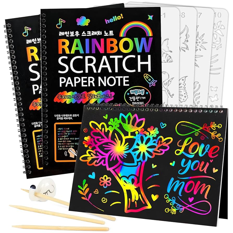 Rainbow Scratch Paper Note