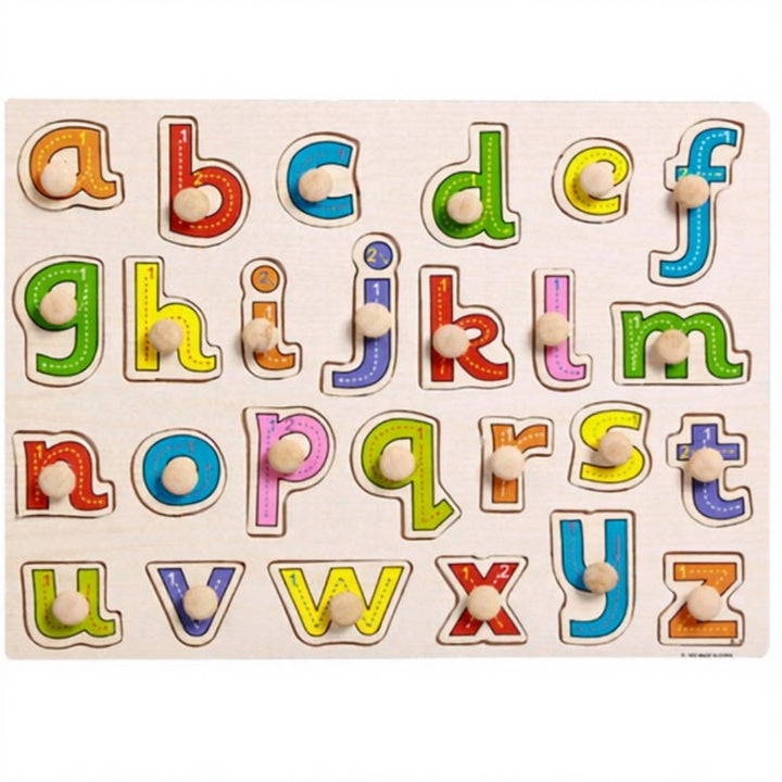 Kids Learning Puzzle Deal – Arabic, English & Numbers Wooden Boards